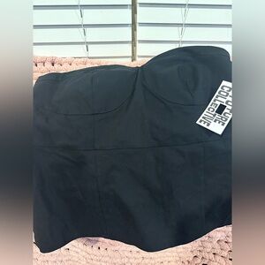 Future Collective Reese Blutstein XXL 
 Black corsette style strapless top NWT